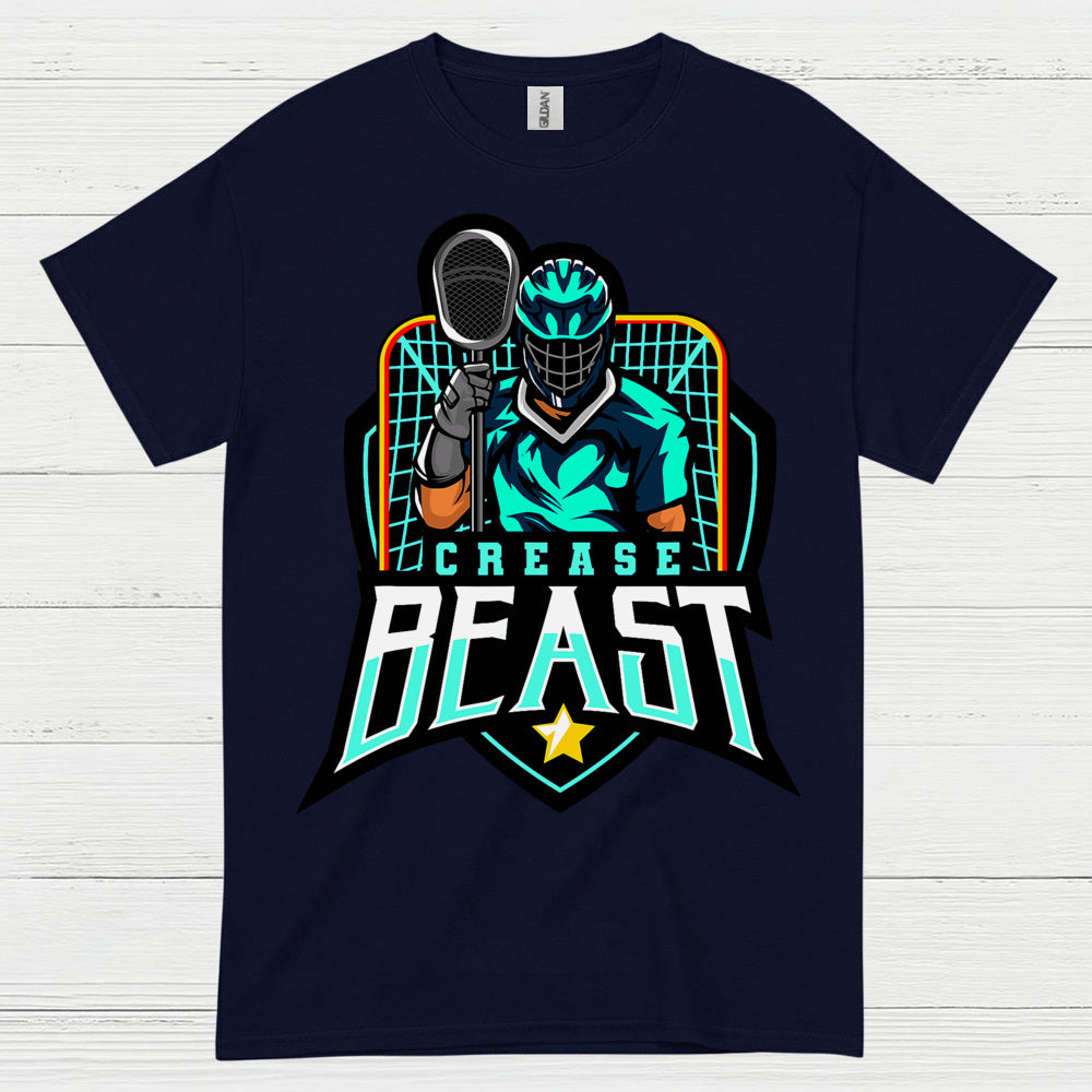 Crease Beast Lacrosse Goalie T Shirt