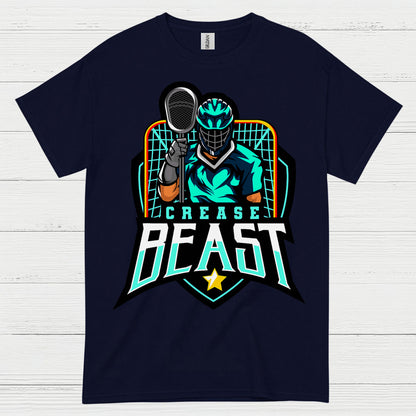 Crease Beast Lacrosse Goalie T Shirt
