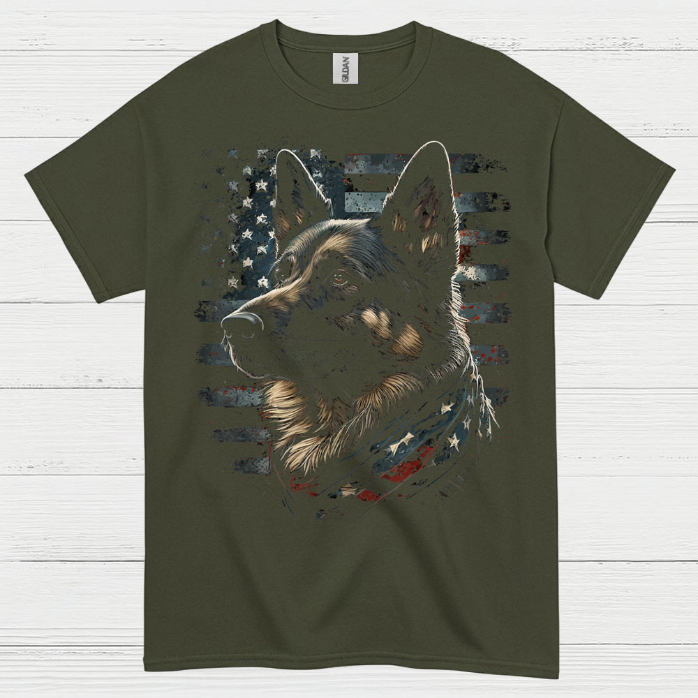 Patriotic Shepherd Pride T Shirt