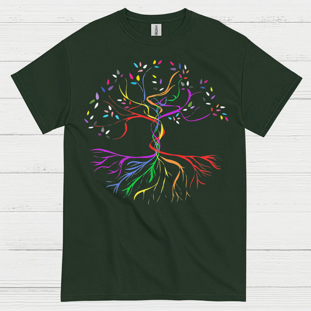 Rainbow Tree of Life T Shirt