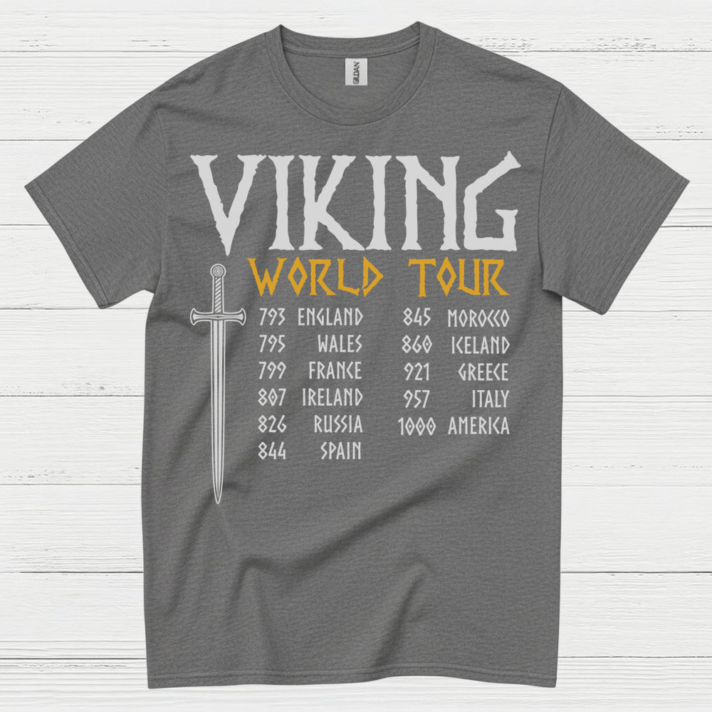 Viking World Tour History T Shirt