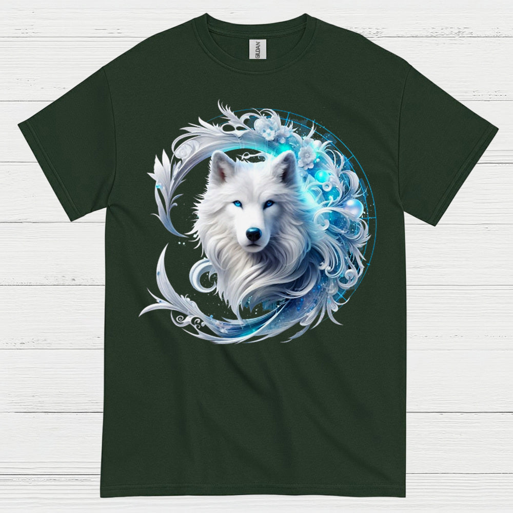 Mystic White Wolf Spirit T Shirt