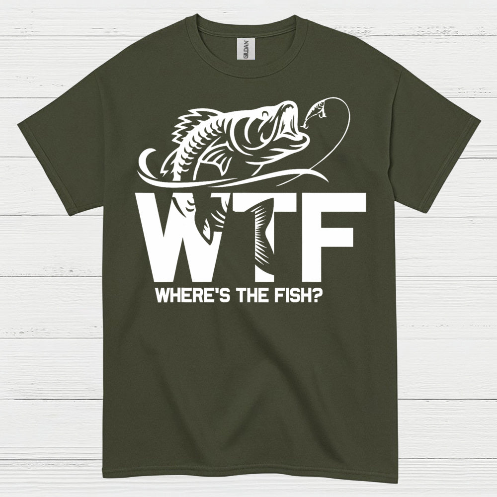 WTF Wheres The Fish T Shirt
