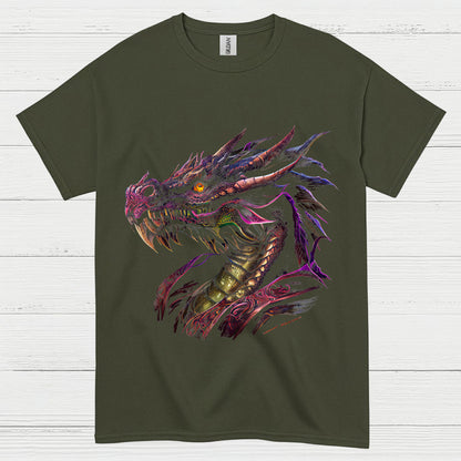 Fierce Dragon Head T Shirt
