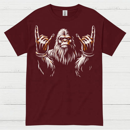Rock On Bigfoot T Shirt