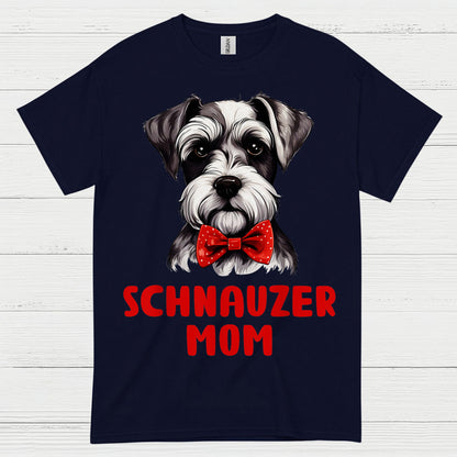 Schnauzer Mom Cute Dog Lover T Shirt