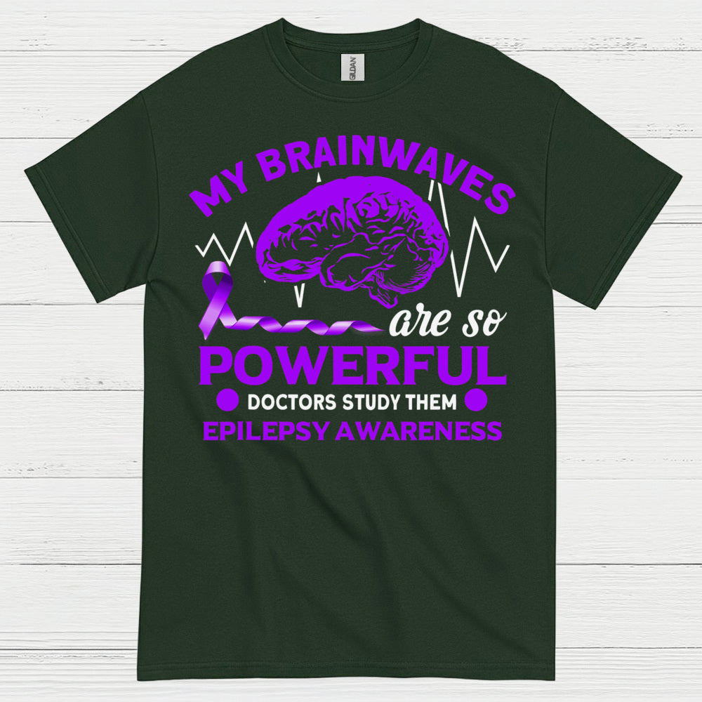 My Brainwaves Powerful Epilepsy Awareness T Shirt