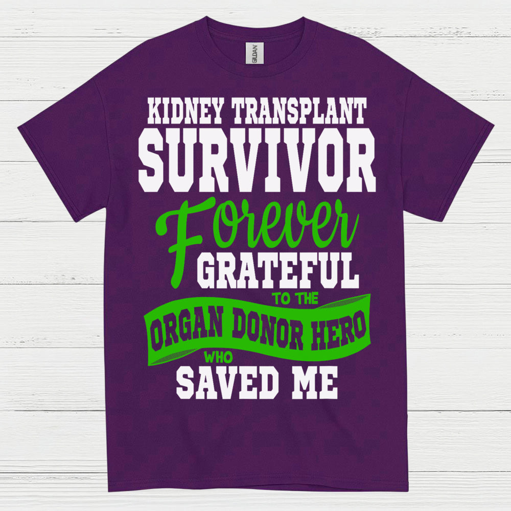 Kidney Transplant Survivor Grateful Hero T Shirt