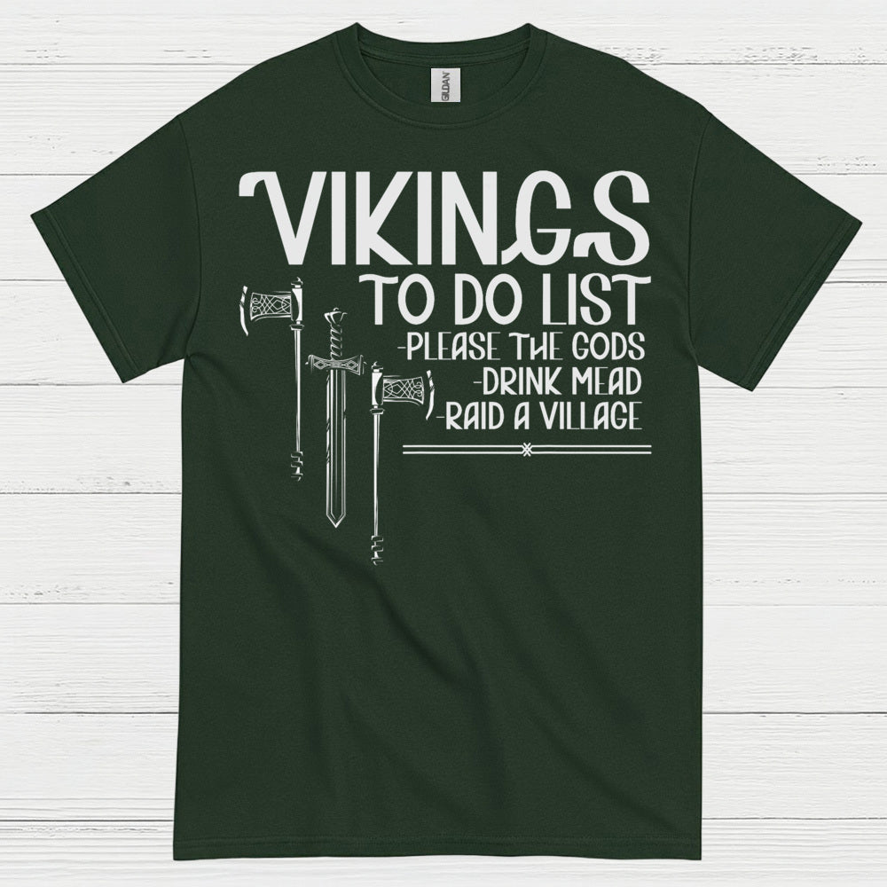 Vikings To Do List T Shirt