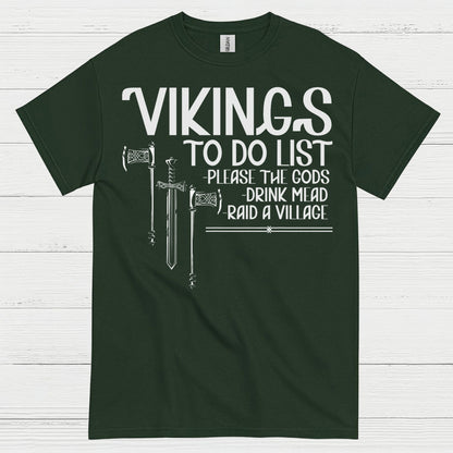 Vikings To Do List T Shirt