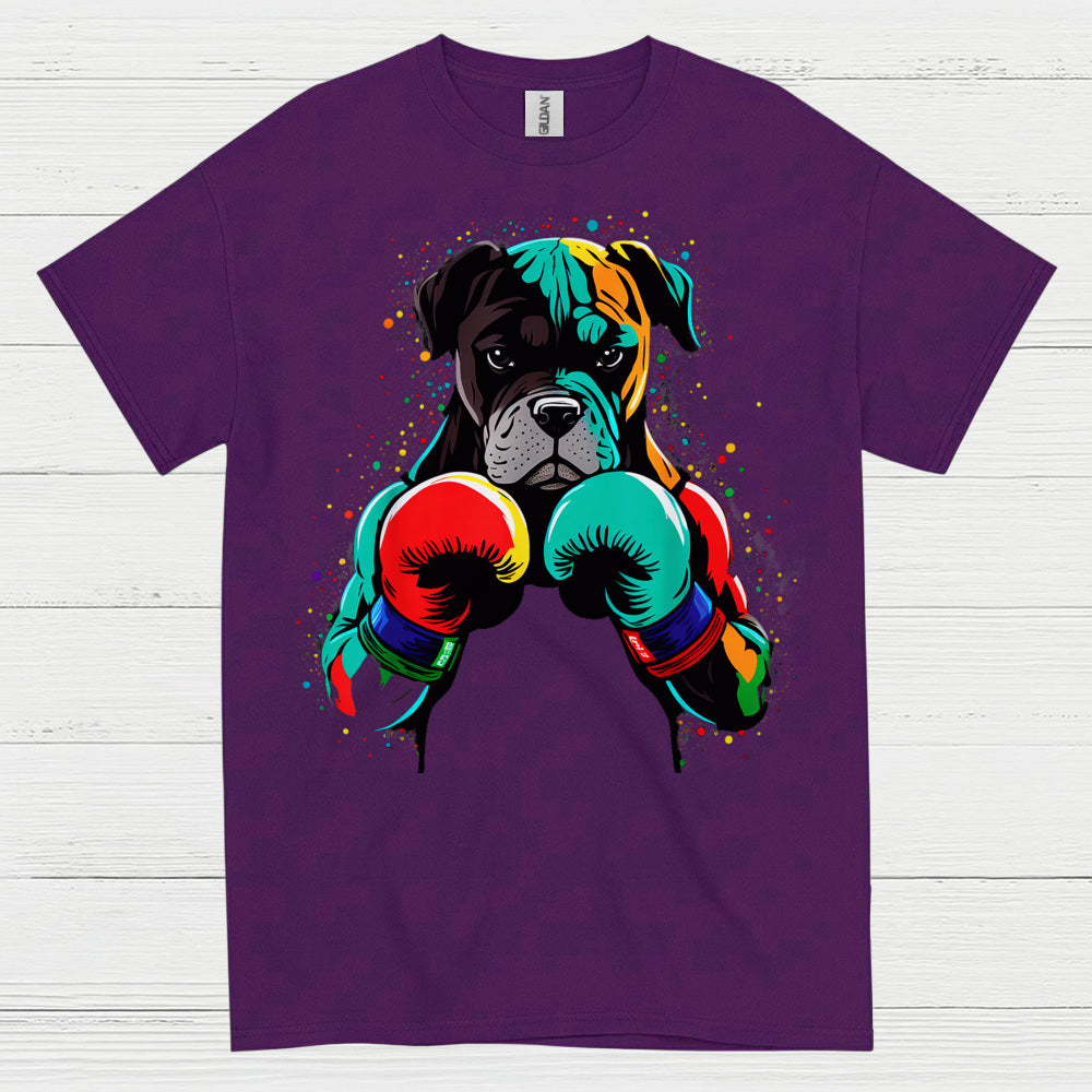 Boxer Boxing Gloves Art T Shirt