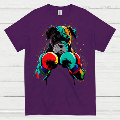 Boxer Boxing Gloves Art T Shirt
