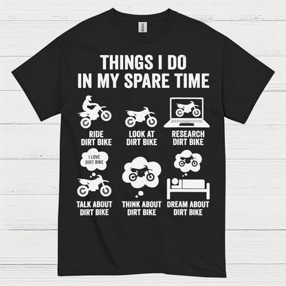 Funny Dirt Bike Lifestyle Graphic T Shirt