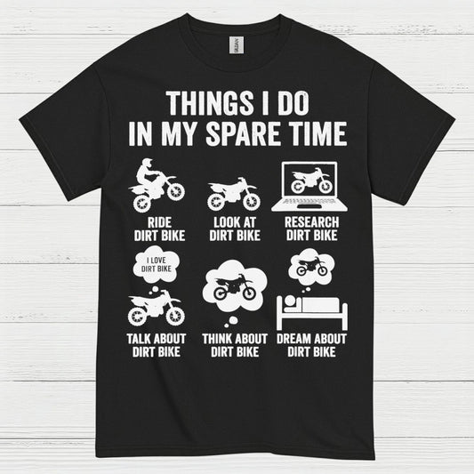 Funny Dirt Bike Lifestyle Graphic T Shirt