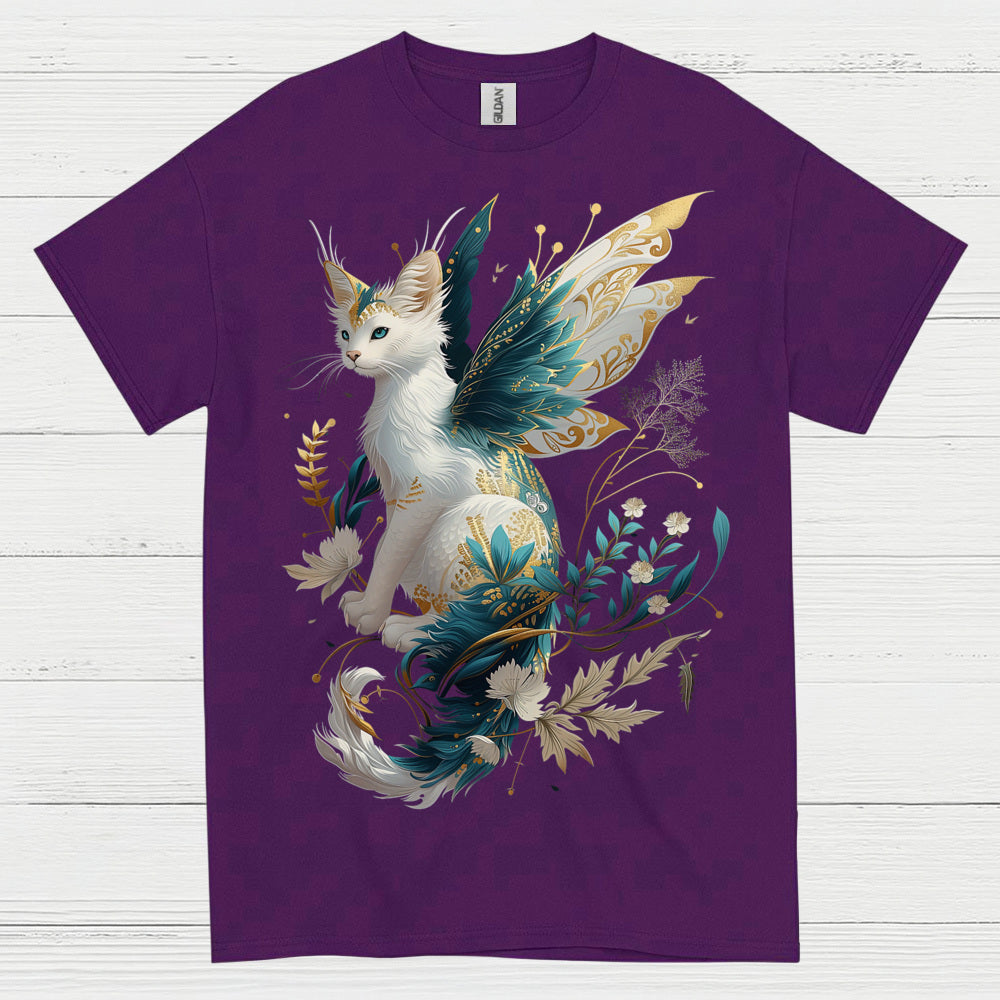Fairy Cat Fantasy Art T Shirt