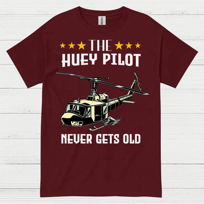 The Huey Pilot Never Gets Old T Shirt