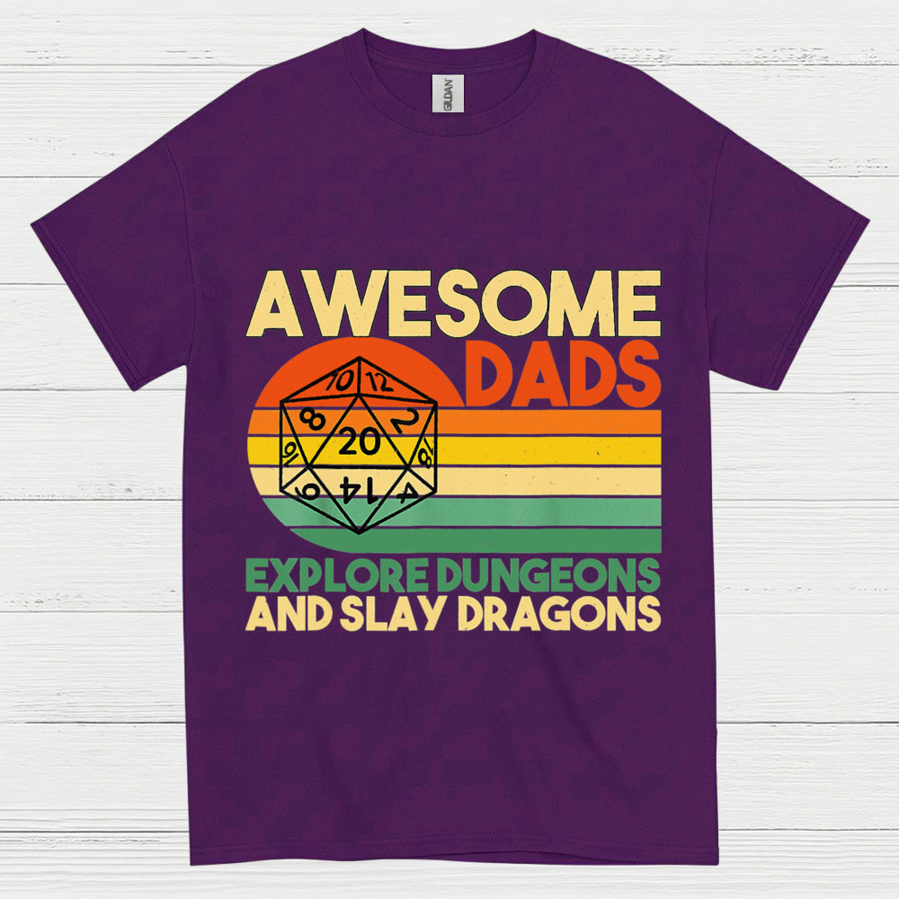 Awesome Dads Dragon T Shirt