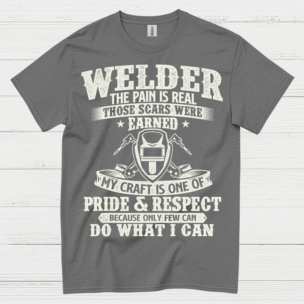 Pride And Respect Welder T Shirt