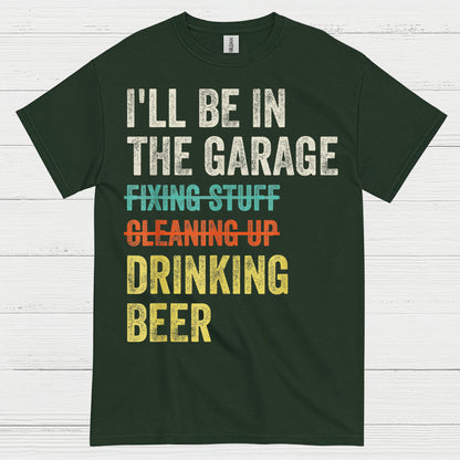 Garage Time Means Drinking Beer T Shirt