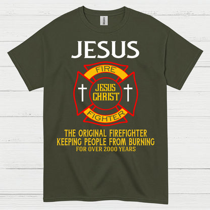 Jesus The Original Firefighter T Shirt