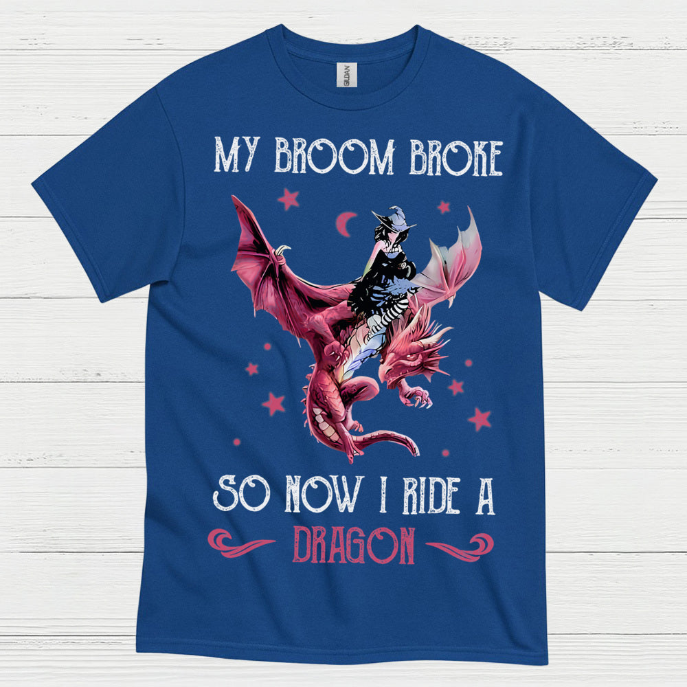 Witch Ride Dragon T Shirt