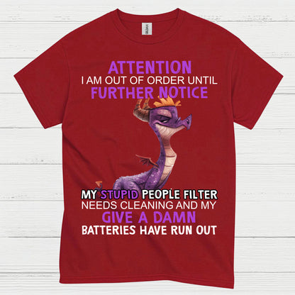 Out Of Order Dragon T Shirt