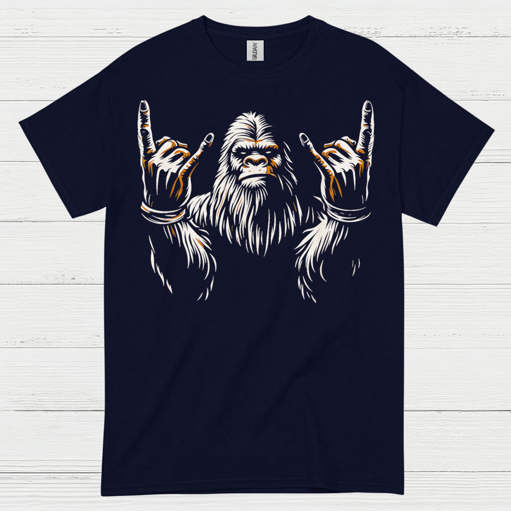 Rock On Bigfoot T Shirt