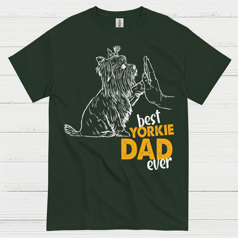 Best Yorkie Dad Ever Dog Lover T Shirt