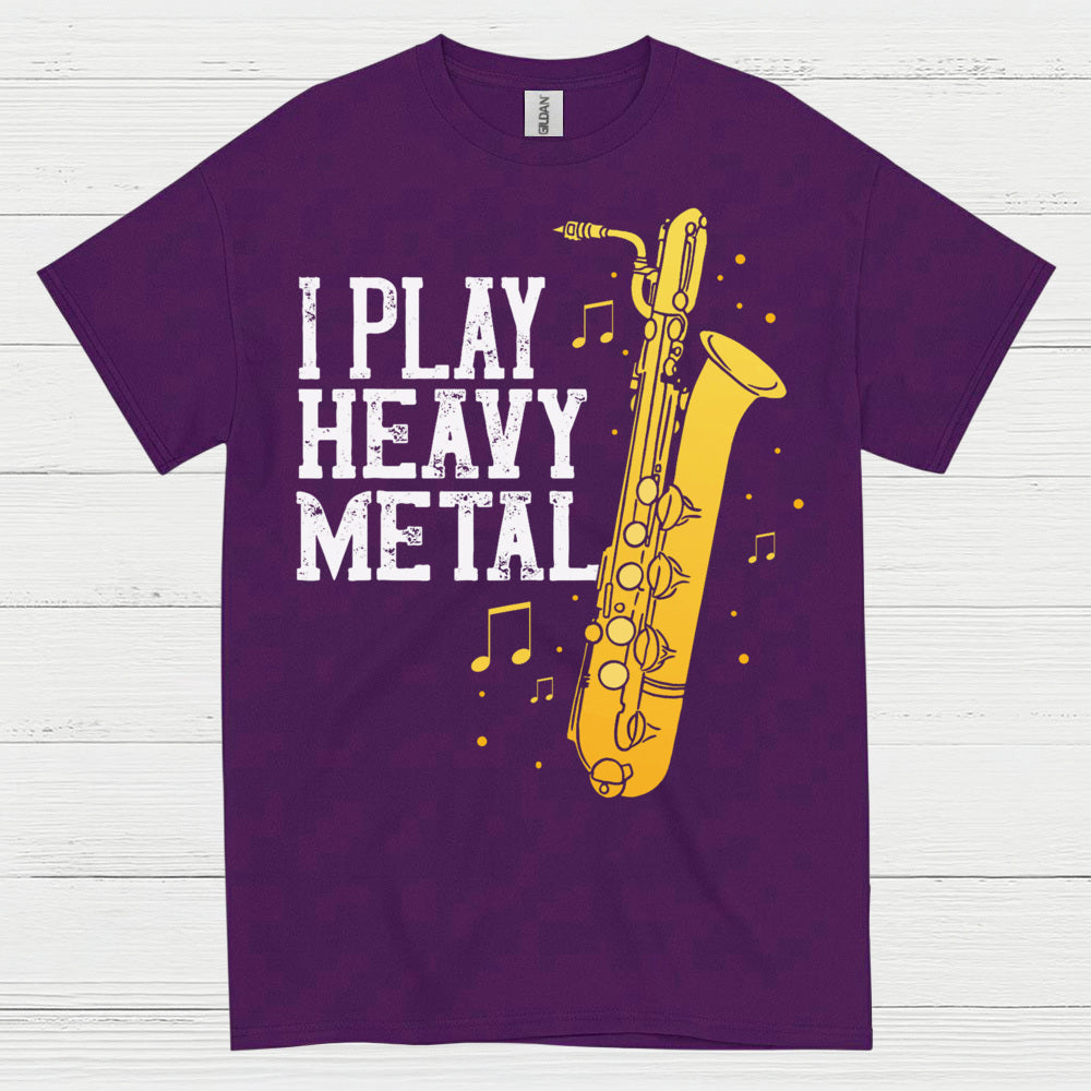 I Play Heavy Metal Saxophone T Shirt