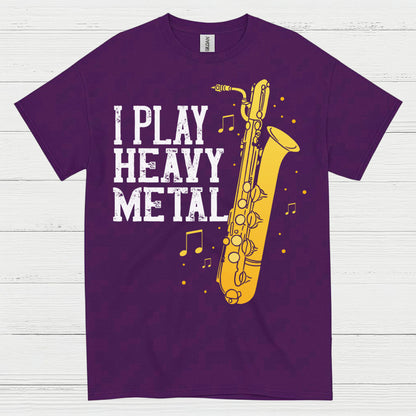 I Play Heavy Metal Saxophone T Shirt