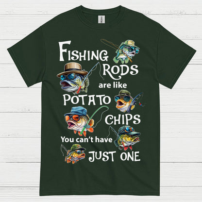Fishing Rods Potato Chips T Shirt