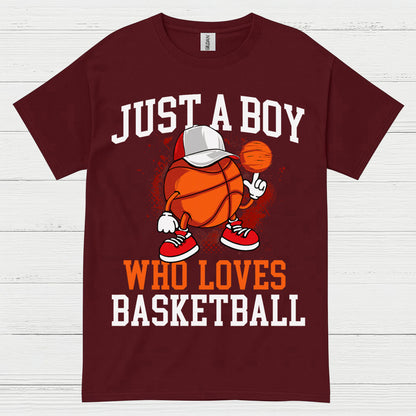 Just A Boy Who Loves Basketball T Shirt