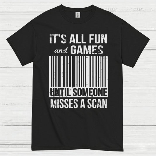 Misses A Scan Postal Worker T Shirt