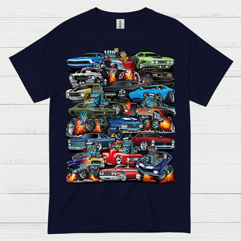 Classic Muscle Cars Collection T Shirt