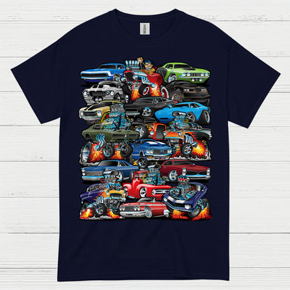 Classic Muscle Cars Collection T Shirt