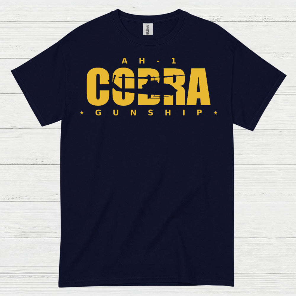AH-1 Cobra Gunship Military T Shirt
