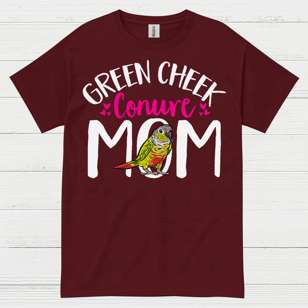 Green Cheek Conure Mom T Shirt