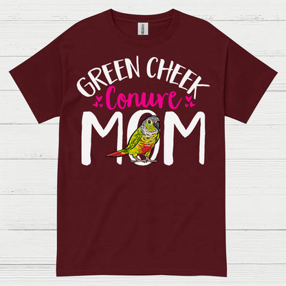 Green Cheek Conure Mom T Shirt