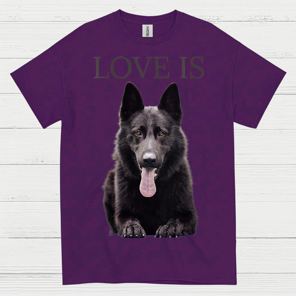 Love Is German Shepherd Dog Lover T Shirt