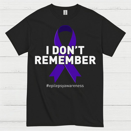 I Dont Remember Epilepsy Awareness T Shirt
