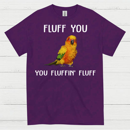 Fluff You Funny Parrot T Shirt