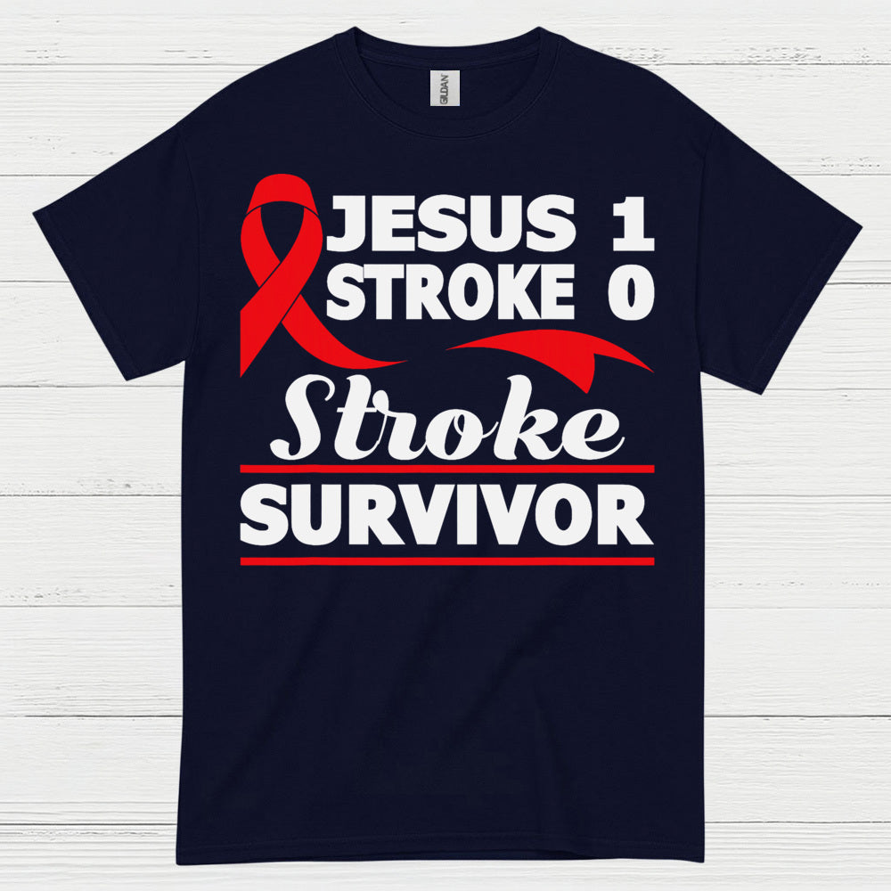 Jesus Stroke Survivor Faith Strength T Shirt