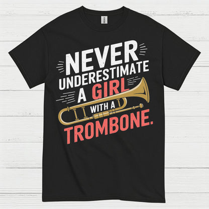 Trombone Girl Power Funny T Shirt