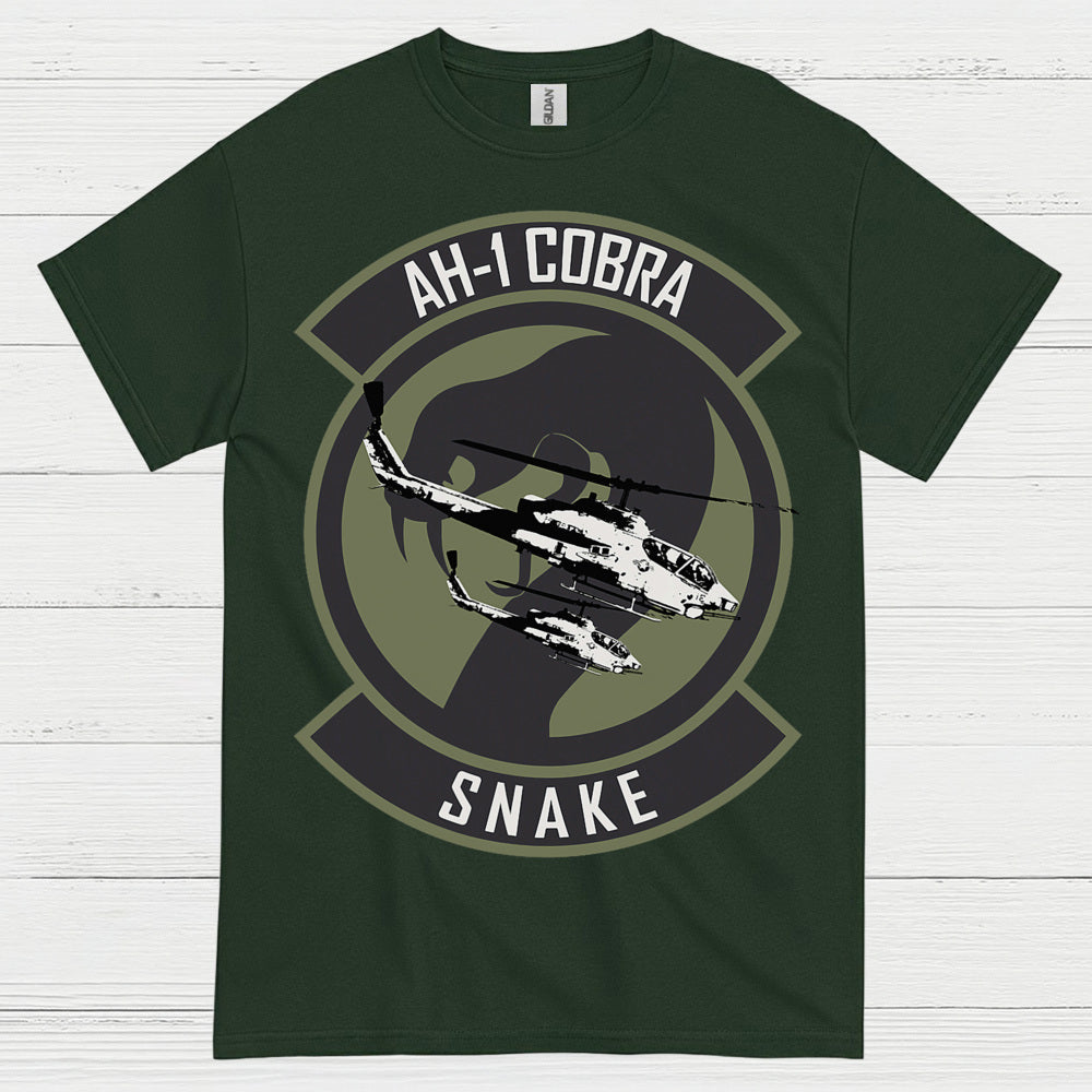 AH-1 Cobra Snake Attack Helicopter T Shirt