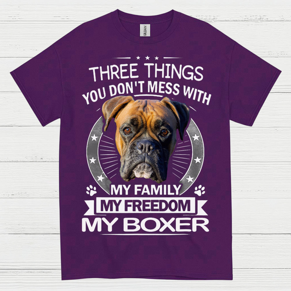 My Family My Freedom My Boxer T Shirt