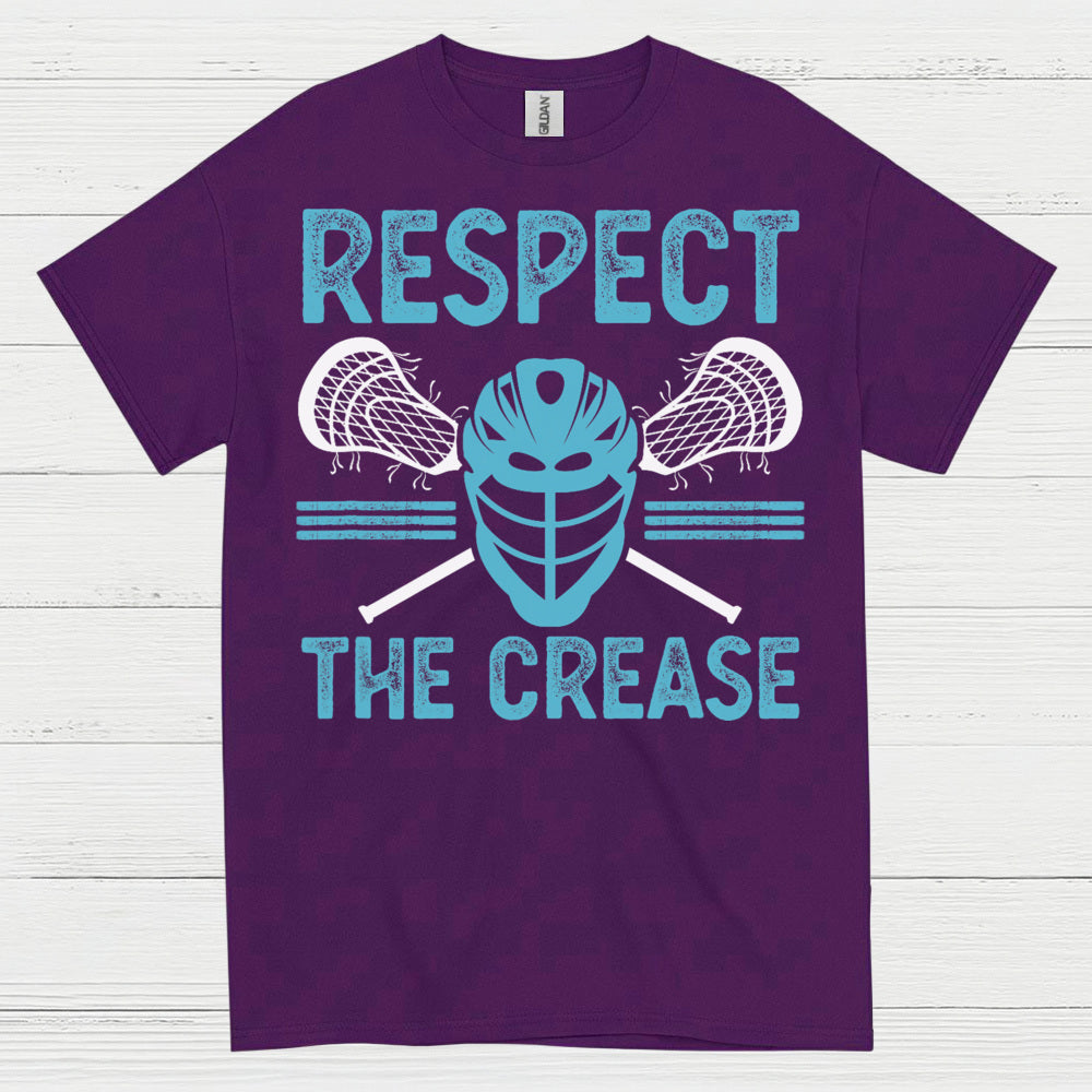 Respect The Crease Lacrosse T Shirt