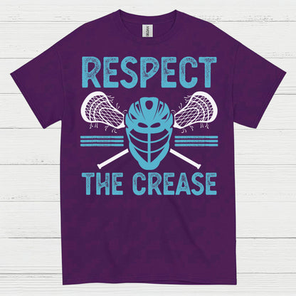 Respect The Crease Lacrosse T Shirt