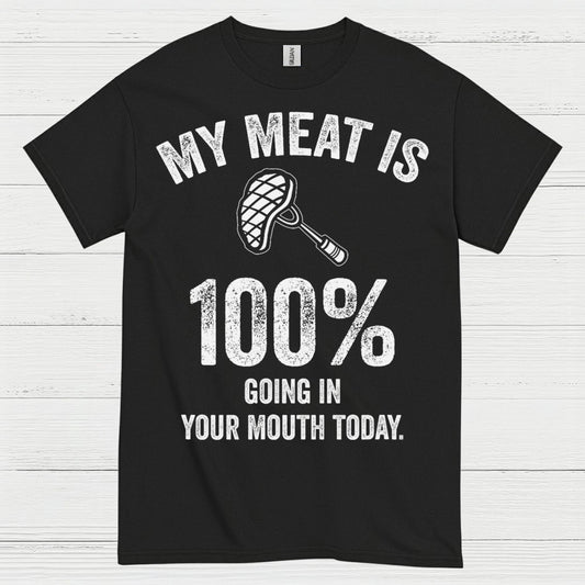 My Meat Is 100 Percent BBQ T Shirt