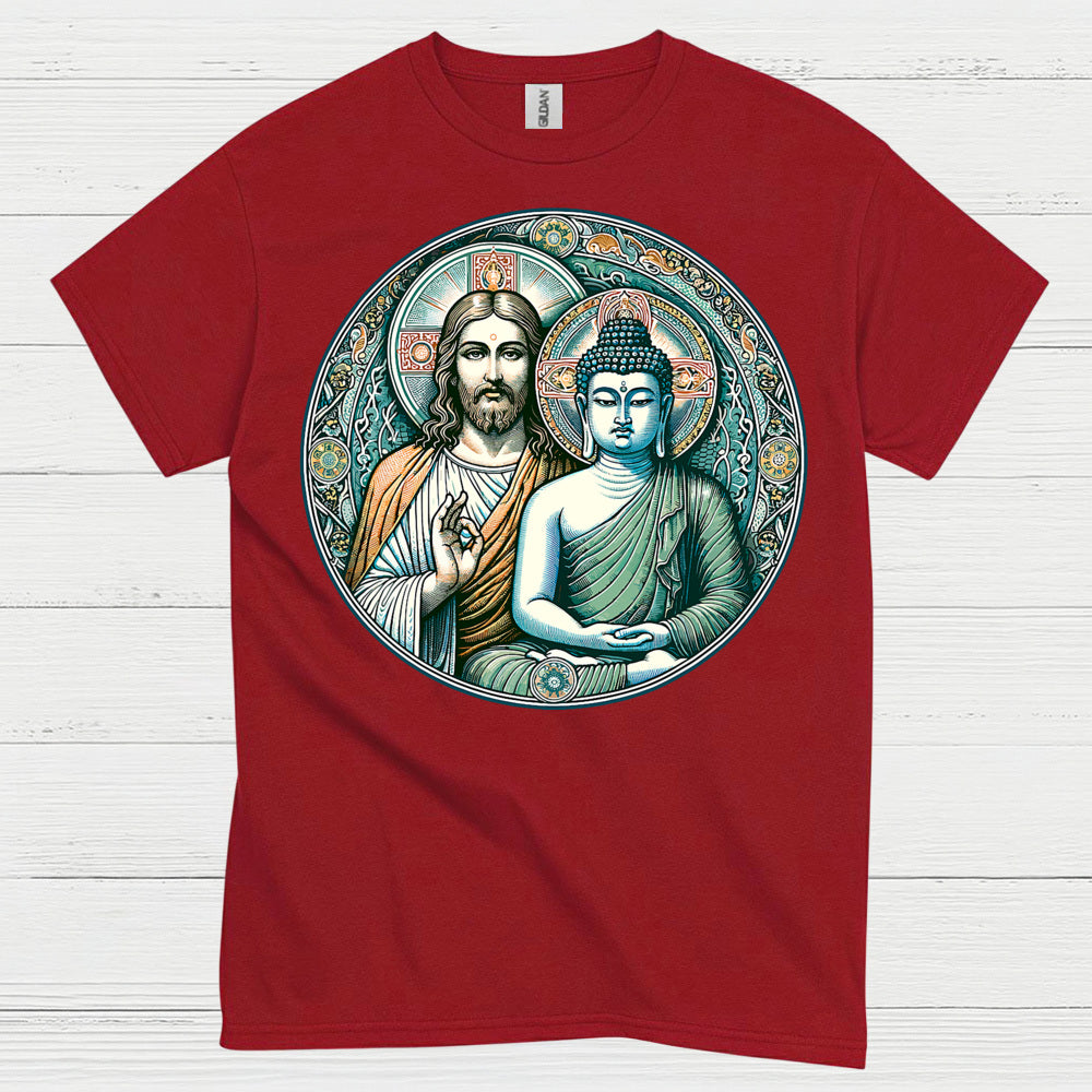 Jesus Buddha Harmony Spiritual T Shirt