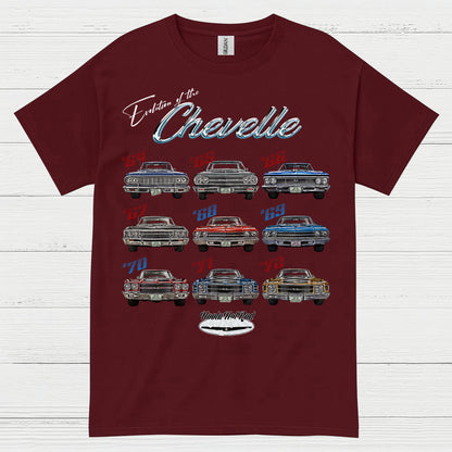 Evolution Of The Chevelle T Shirt